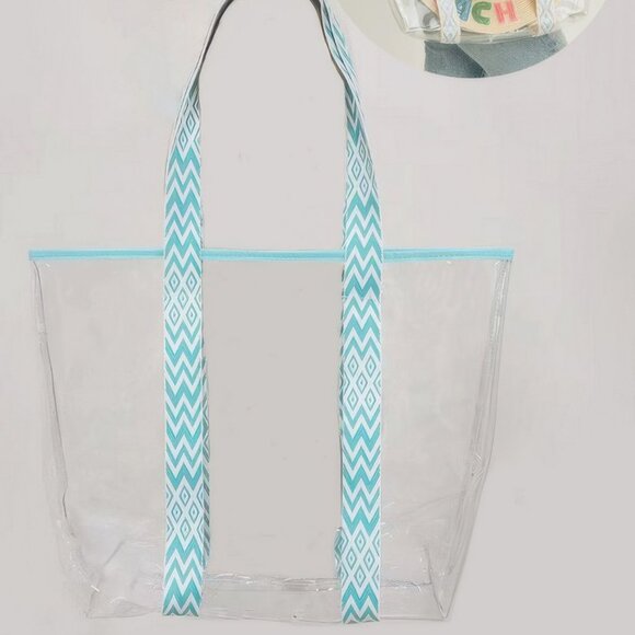 Hat Carrying Clear Tote Bag - Picture 1 of 4